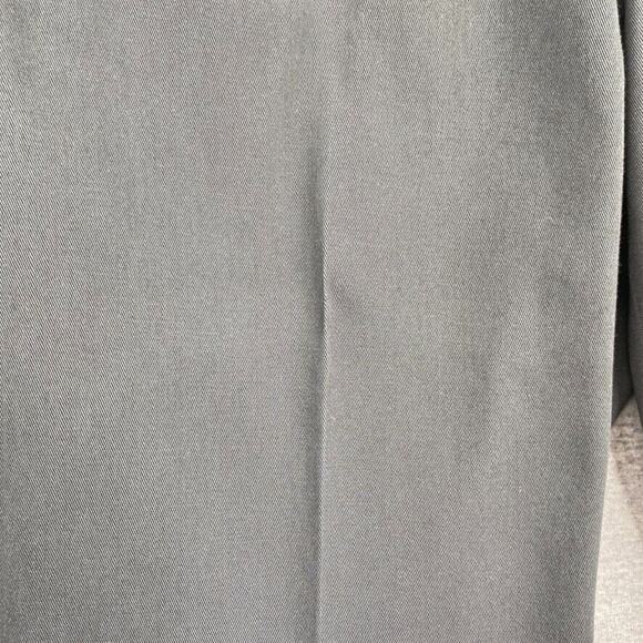 Eddie Bauer Pants Mens 34 Grey Straight Leg Flat Front Outdoor Casual Cotton - Picture 10 of 13